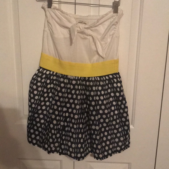 Abercrombie & Fitch strapless dress pockets - Picture 3 of 6